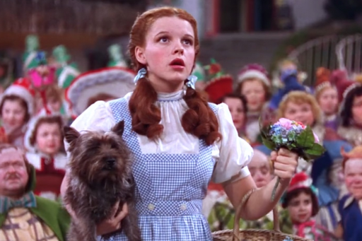 Judy Garland in The Wizard Of Oz