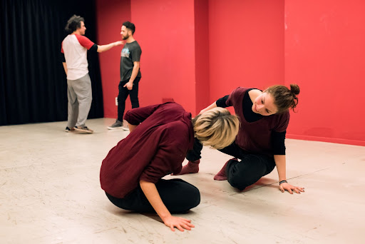 Reflection exercises is one example of a game played in acting class